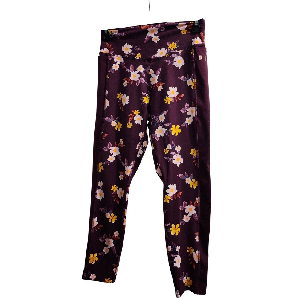 PINK Ultimate High Waist Floral Leggings with‎ Pockets Activewear L